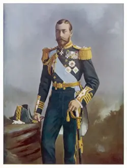 King George V Image Drucke: George V / Royalties 1901