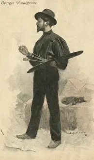Historical French Artists Drucke: Georges Grosse