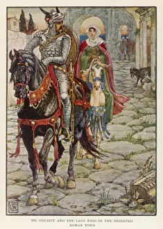 Arthurian Romance Illustrations Drucke: Geraint & Enid