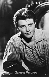 Classic Entertainment Icons Drucke: Gerard Philippe / Samlevin
