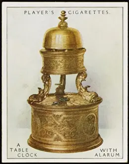 Vintage Alarm Clock Drucke: German Alarm Clock