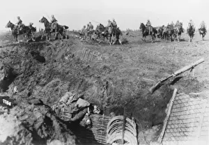 World War I Historical Pictures Drucke: German Breakthrough 1918