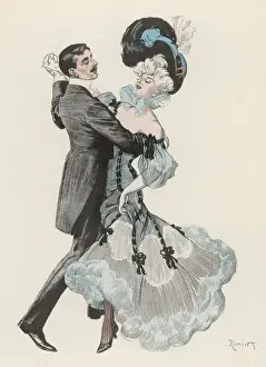 Vintage Germany Photography Drucke: German Couple 1908