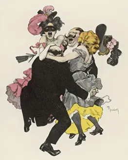 Mary Evans Prints Collection Drucke: Two German Couples 1908