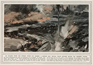 World War I Historical Pictures Drucke: German Gas Attack