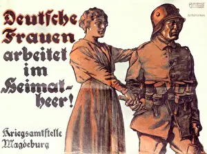 Drucke von Deutsche Propagandaposter Deutschland Drucke: Deutsches Propagandaposter zum Ersten Weltkrieg