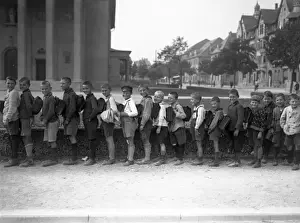 Germany Historical Images Drucke: German Schoolboys