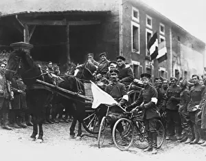 First World War Historical Images Drucke: German surrender WWI
