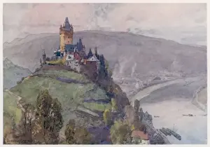 Cochem Castle Drucke: Germany / Cochem 1912