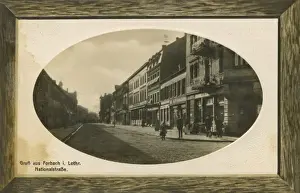 Street Scene In Germany Drucke: Germany - Forbach