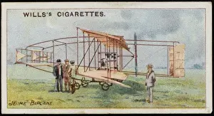 Classic Flying Machines Drucke: GERME BIPLANE - 2