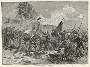 Drucke von Picketscharge markiert einen Wendepunkt und dieses Gefecht endete mit einer unionistischen Niederlage aber beide Seiten erlitten schwere Verluste Schlacht Von Gettysburg Drucke: Gettysburg/Cassell's
