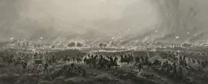 Gettysburg Battle Drucke: Gettysburg. Repulse of Longstreets assault