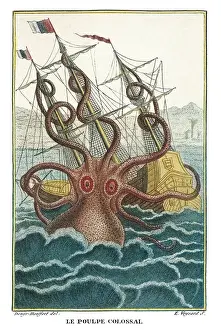Mythische Biester Drucke: Riesen-Octopus