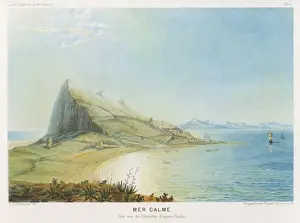 Gibraltar Landscape Drucke: Gibraltar / Fredol / 1865