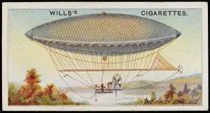 Historic Flying Machines Drucke: Giffard Dirigible - 2