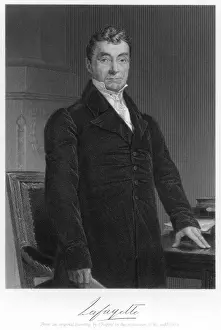 French Soldier Drucke: Gilbert De Lafayette
