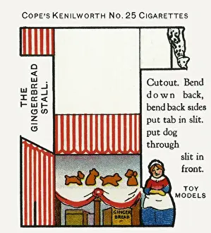 Early 20th Century Toys Drucke: Gingerbread stall