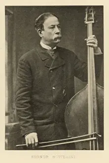 Drucke von Italienischer Bassist Musik Drucke: Giovanni Bottesini