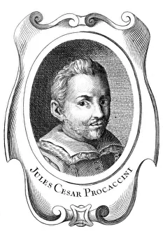Historical Italian Painter Drucke: Giulio Ces. Procaccini