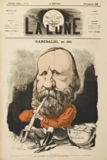 Italian History Figures Drucke: Giuseppe Garibaldi