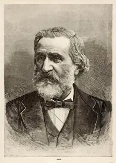 Opera Music History Drucke: Giuseppe Verdi / Portrait