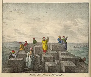 Südwestspitze der Gizeh-Pyramide
