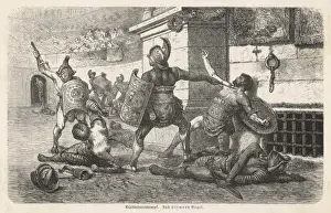Der Gladiatoren sucht die Genehmigung
