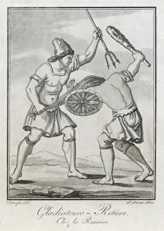 Roman Gladiators Drucke: Two Gladiators
