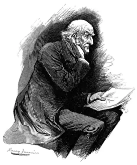 William Ewart Gladstone Image Drucke: Gladstone in 1888