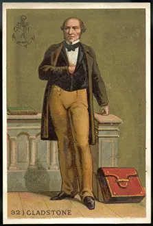 William Ewart Gladstone Portrait Drucke: Gladstone, Full Length