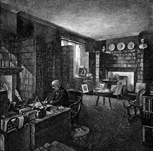 Gladstones im Bibliothek
