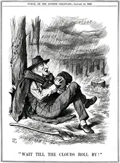 Victorian Era Satire Art Drucke: We Gladstone / Singing