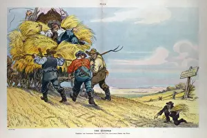 Vintage Cartoon Characters Drucke: The gleaner