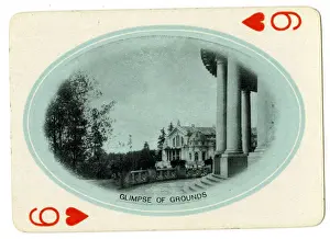 Vintage Playing Cards Drucke: Glimpse of Grounds