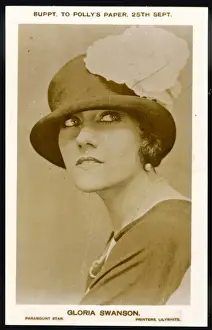 Old Hollywood Style Portraits Drucke: Gloria Swanson / Polly