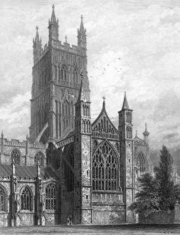 Historic Cathedrals In England Drucke: Gloucester Cathedral