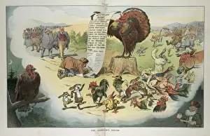 Early 20th Century Cartoons Online Drucke: The gobblers dream