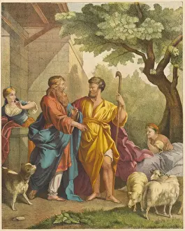 Gott und Abraham