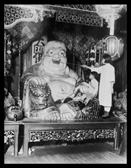 Chinese New Year Celebrations Drucke: God of Happiness