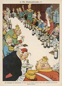 Vintage Military Posters Drucke: The God of War / 1909
