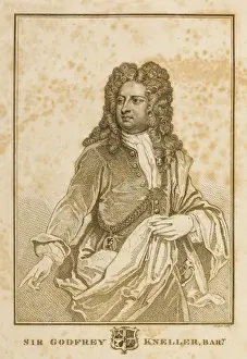 Drucke von Gottfried Kneller ist Künstler, der für seine Porträts berühmt wurde, die jeder war Godfrey Kneller Drucke: Gottfried Kneller