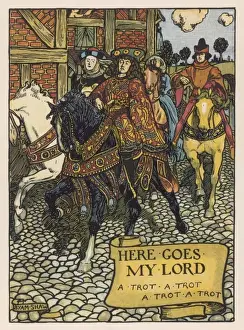 Medieval Horse Riding Drucke: Here Goes my Lord