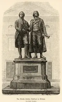 German Historical Landmarks Drucke: Goethe Monument