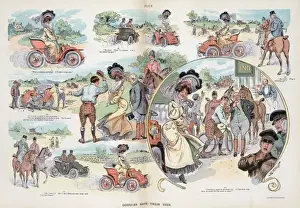 Puck Magazine Cartoons Online Drucke: Goggles have their uses