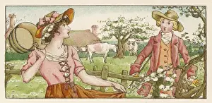 19th Century Illustrations Online Drucke: Where are you Going (Kg)