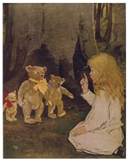 Classic Fairy Tale Art Drucke: Goldilocks / Willcox Smith