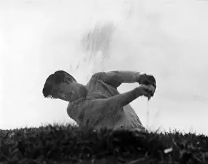Vintage Golf Pictures Drucke: Golf / Bunker 1970S