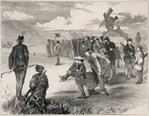 Scottish Golf History Drucke: Golf Match at Wimbledon
