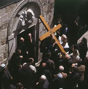 Via Dolorosa Jerusalem Drucke: Good Friday Procession
